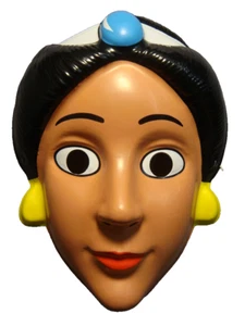 DISNEY JASMINE PRINCESS HALLOWEEN MASK PVC - Picture 1 of 1