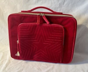 Estee Lauder Blockbuster 2024 Red Velvet Double Make-Up Bag π Luxurious Gift π - Picture 1 of 13