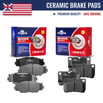 Juego de pastillas de freno delanteras y traseras de cerámica para Lexus IS250 2006 2007 2008 todos los modelos Foto 1 de 4