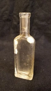 Vintage Sauer's Extracts Embossed Clear Glass Bottle - Picture 1 of 3