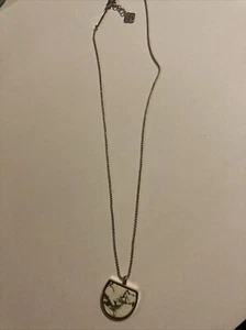 Kendra Scott Luna Silver tone Howlite Pendant - Picture 1 of 8