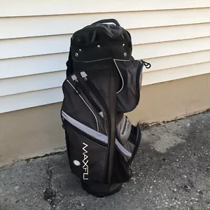 Borsa a tracolla Maxfli Honors 14 vie carrello da golf nera NO CAPPUCCIO ANTIPIOGGIA Smart Lift - Foto 1 di 22