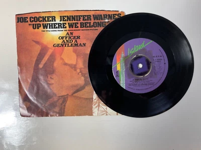 Joe Cocker And Jennifer Warnes – Up Where We Belong - 1982 45 rpm IL 7-99996 - Image 1 of 4