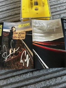 THE LATHUMS From Nothing To A Little Bit More Cassette Album SIGNED NEW Yellow - Picture 1 of 2