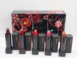 SHISEIDO RIBBONESIA LIMITED EDITION MODERNMATTE POWDER LIPSTICK DELUXE MINI SET - Picture 1 of 10