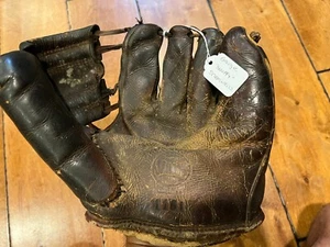 VINTAGE 40S 50S SPALDING GEORGE “SNUFFY” STIRNWEISS BASEBALL MITT 1161 GLOVE - Picture 1 of 9
