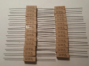 25pc 5W 300 Ohm 10% Wire Wound Cement Axial Resistor CP-5 Watt Dale - Picture 1 of 1