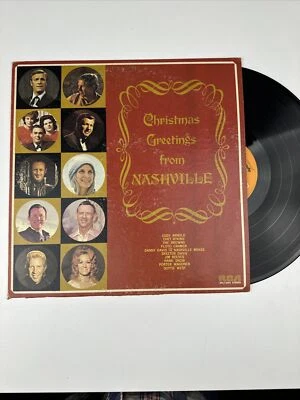 Christmas Greetings from Nashville LP Vinyl Record RCA APL1-0262 - Image 1 of 3