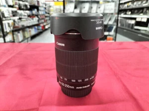 CANON EF-S 55-250MM F4-5.6 IS STM DSLR Zoom Lens, Good Condition From Japan - Picture 1 of 3