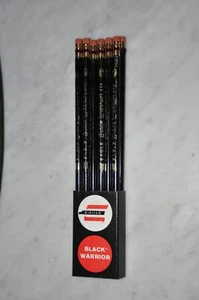 Eagle Black Warrior 372 No. 2 Lápices Vintage USA 12 LÁPICES NUEVOS - Imagen 1 de 10