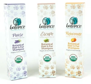 Balance Botanical Hair & Fur Shampoo For Dogs & Humans 8 fl. oz. - Choose Scent! - Picture 1 of 9