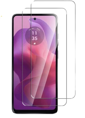 CRACKISN 2x Motorola Moto G24 Panzerfolie Schutzglas Echt Hart 9H Displayschutz Glas