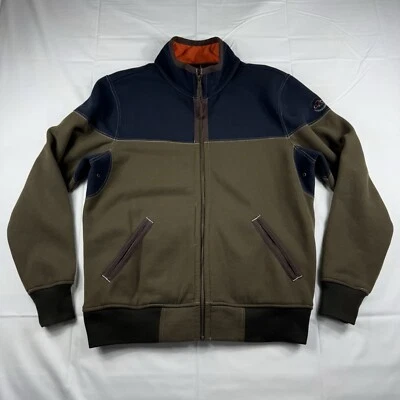 Chaqueta Carbon2Cobalt Para Hombre M Polar Cremallera Completa Exterior Informal Bloque de Color Oliva Foto 1 de 4