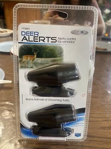 Custom Accessories 17380 Deer / Animal Alert Whistles - BLACK Sealed New - Picture 1 of 4