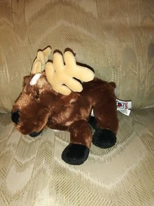 Ganz Webkinz Reindeer Beanbag Plush 9" No Code HM137 Stuffed Animal Toy Ages 3+ - Picture 1 of 8