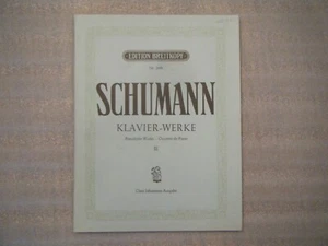 Schumann Complete Piano Works Volume III Klavier-Werke Vintage German Germany  - Picture 1 of 6