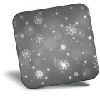 Awesome Fridge Magnet bw - Colourful Snowflakes Ski Snowboard  #42296