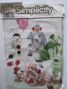 Simpicity crafts pattern, decorative clowns, One size (RX101) - Picture 1 of 2
