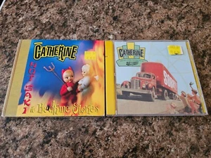 2 mint! CATHERINE CDS 1996 HOT SAKI & BEDTIME STORIES 1994 PROMO SORRY TVT INSER - Picture 1 of 15