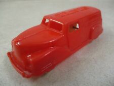 VINTAGE RENWAL RED PLASTIC DELIVERY TRUCK NO. 93  MADE IN USA