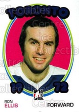 2009-10 ITG 1972 The Year In Hockey Blank Backs #24 Ron Ellis