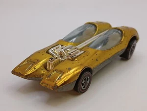 VTG. 1969 Hot Wheels Redline Splittin' Image Gold/White Interior USA - Picture 1 of 14