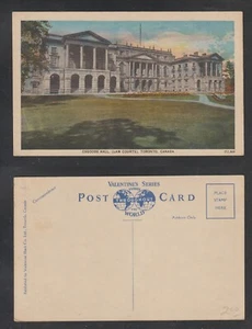 Toronto Ontario Postcard Osgoode Hall Law Counts Unused White Border - Picture 1 of 3