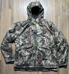 NEW $299 MEN’S BROWNING A-TACS CAMO HUNTING JACKET COAT SHERPA HOOD PRIMALOFT - Picture 1 of 16