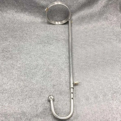 MARKENLOS Edelstahl Halsband Fesseln Collar Harness Ball Plug Metall-Choker Sklave BDSM DE