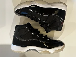 NIKE AIR JORDAN XI 11 RETRO 25TH ANNIVERSARY JUBILEE BLACK WHITE VNDS - Picture 1 of 22