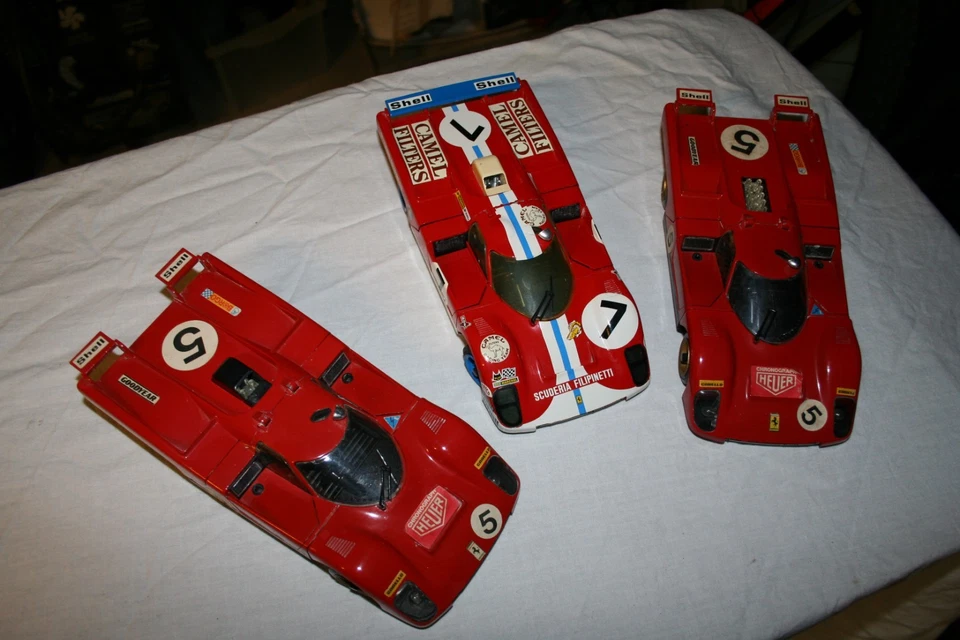3 X Auto 1:20 Ferrari 512 Prototipo Edison Modélisme RARE - Photo 1/4