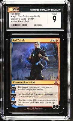 RAL ZAREK Dragon's Maze Foil Mythic CGC 9 MTG [Nostalgium] - Image 1 of 2