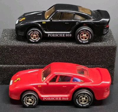 Darda Stop & Go Porsche 959 Lot - Black & Red - Both Work - Image 1 of 4