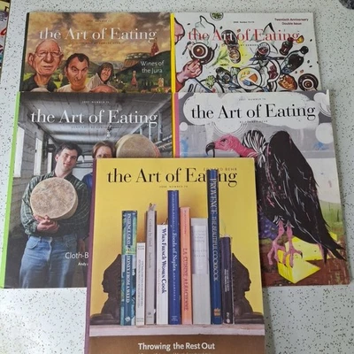 THE ART OF EATING MAGAZINE Food Travel Wine Lot of 5 Issues 72-79 Behr 2006-2008 - Image 1 of 4