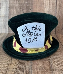 Alice In Wonderland Mad Hatter Cosplay Adjustable Hat Elope Brand - Picture 1 of 11