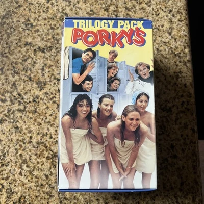Porky's Trilogy Pack VHS Tapes 2000 Porky's, Porky's II, Porky's Revenge, - Image 1 of 4
