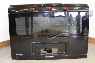 03-09 Hummer H2 Rear Hatch / Lid W/Self Tint Glass (Black 41U) See Description Foto 1 de 4