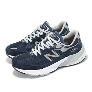 New Balance 990 V6 NB Made in USA Navy White Women Casual Shoes W990NV6-B - Picture 1 of 8