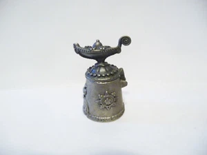 FINGERHUT VINTAGE ZINN ALADDINS LAMPE UND SIE ÖFFNET SICH - Bild 1 von 7