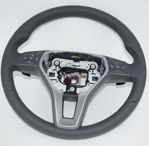 Original Mercedes w207 w212 E Klasse Cabrio E Lederlenkrad a2184600476 Grau - Picture 1 of 4