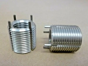 3/4-10 STAINLESS STEEL KEY LOCKING THREADED INSERT ( 2Pk ) 1-1/8-12 EXT THREAD - Picture 1 of 1