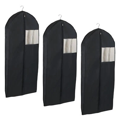 WENKO 3er Set Kleider Sack Schutz Hülle Säcke Anzug Aufbewahrung 135x60 Kleider - Bild 1 von 4