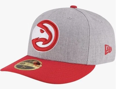 Men’s New Era NBA Low Profile Authentic 59Fifty - Atlanta Hawks Hat Cap 8 1/8 - Image 1 of 3