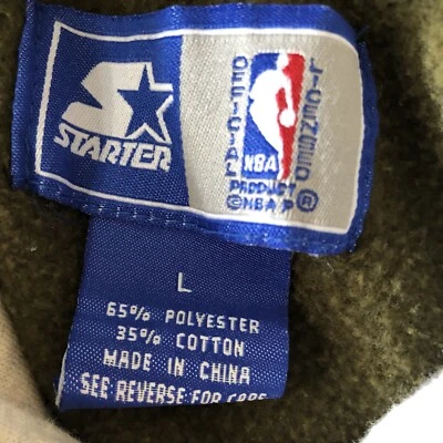 Vintage Starter NBA Pullover Hoodie. Chicago Bulls. Size XL. Bleach Stain Sleeve - Image 1 of 4