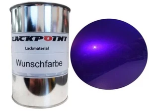 1 Liter Spritzfertig Wasserbasislack Mystic Violett Metallic Autolack Lackpoint - Bild 1 von 1