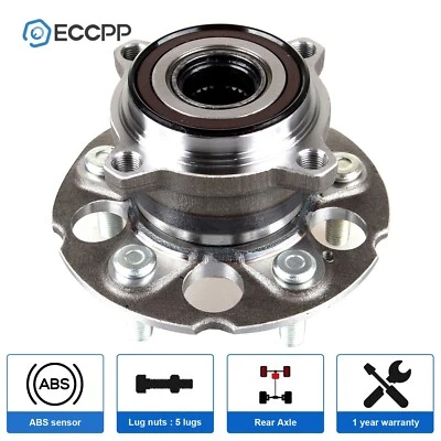 Conjunto de cojinete de cubo de rueda trasero 4x4 AWD de 1 pieza para Honda CR-V Acura RDX 2007-2011 Foto 1 de 4