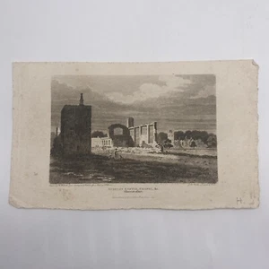 Antique 1803 Sudeley Castle Chapel Engraving Print - Picture 1 of 4
