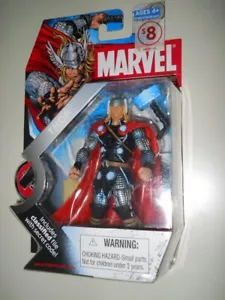THOR ( 4" )( BLUE VARIANT ) MARVEL UNIVERSE ( FAMILY DOLLAR ) ACTION FIGURE #012 - Picture 1 of 6