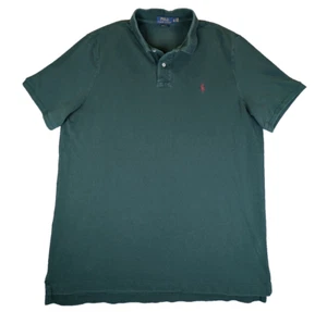 Polo Ralph Lauren Polo Shirt XL Men's Classic Fit 100% Cotton Green Short Sleeve - Picture 1 of 7