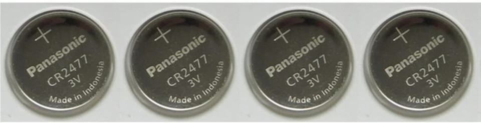 Bateria de lítio Panasonic CR2477 3V 4 peças baterias de uso único - Imagem 1 de 1